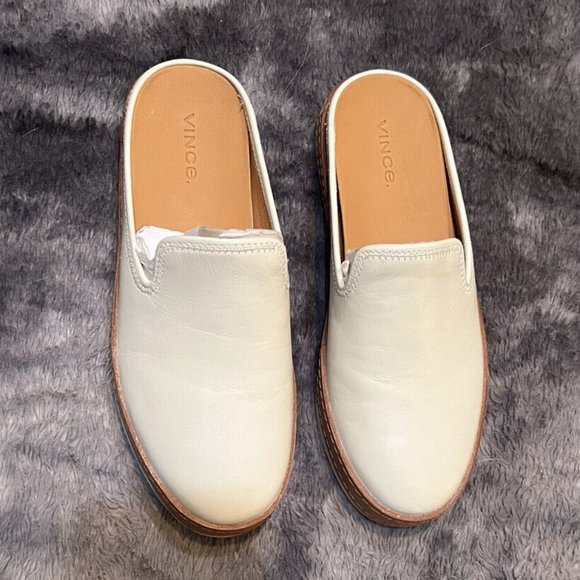 Vince Shoes New Vince Canella Slipon Mule Slide Sneaker Sheepskin